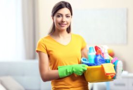 What are the different types of bathroom cleaners