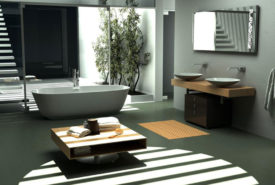 Modern bathrooms are equal to relaxing rooms