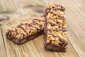 Two mind-blowing no bake peanut butter bars