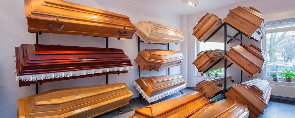 3 Different types of burial caskets