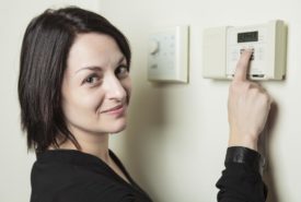 Thermostats for efficient home heating systems
