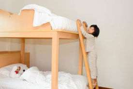Use bunk beds to save space smartly