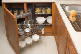 Ways to make kitchen storage cabinets more space efficient