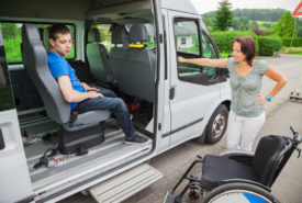 Roadside assistance covers for wheelchair vans