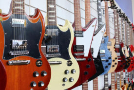 Three basic types of electric guitars